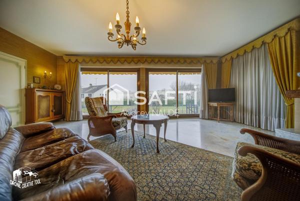 Maison individuelle de plain-pied avec sous-sol complet