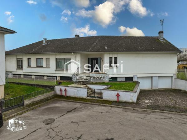 Maison individuelle de plain-pied avec sous-sol complet