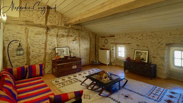 Dourgne centre - Maison de caractère 360 m², 10 chambres avec gîte, proche commerce et groupe scolaire