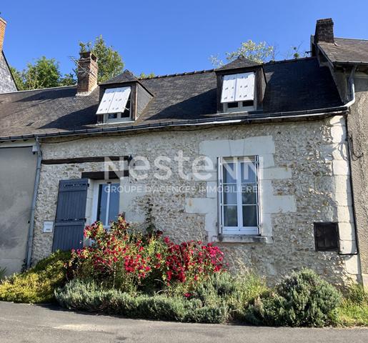 Vente charmante maison de 75 m²  avec cave voûtée et cour intérieure - A proximité de la voie verte - à Montval-sur-Loir (72500)