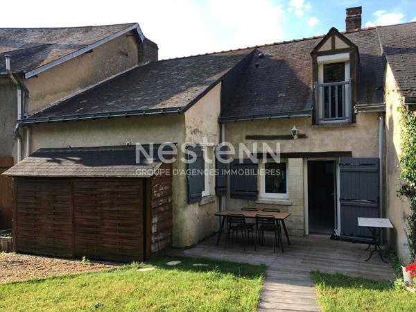 Vente charmante maison de 75 m²  avec cave voûtée et cour intérieure - A proximité de la voie verte - à Montval-sur-Loir (72500)