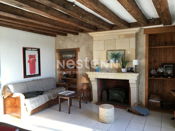 Vente charmante maison de 75 m²  avec cave voûtée et cour intérieure - A proximité de la voie verte - à Montval-sur-Loir (72500)