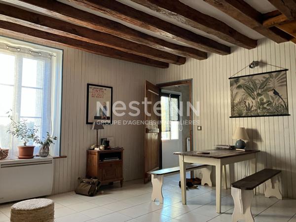 Vente charmante maison de 75 m²  avec cave voûtée et cour intérieure - A proximité de la voie verte - à Montval-sur-Loir (72500)
