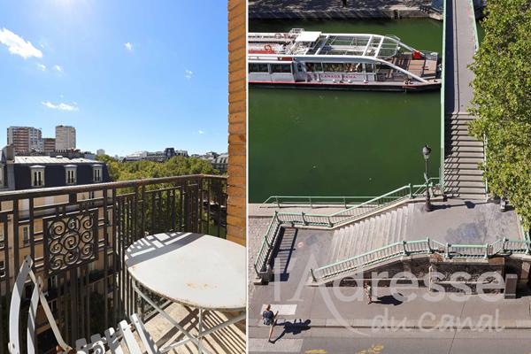 Appartement d'angle en étage élevé avec vue de rêve