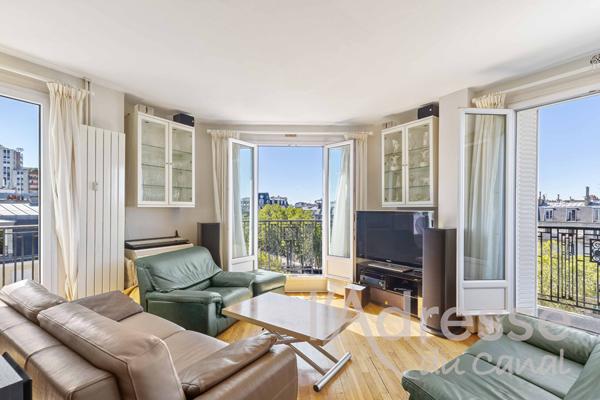 Appartement d'angle en étage élevé avec vue de rêve