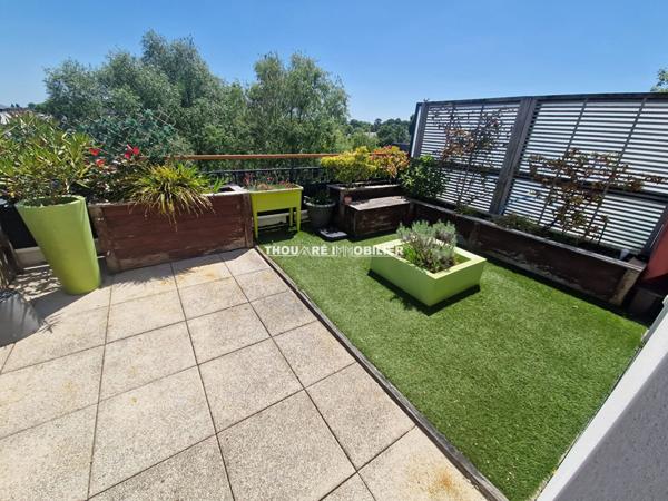 44470 THOUARE SUR LOIRE Appartement Thouaré 2 pièce(s) 57.37 m2 + terrasse 22.61m² + garage en Ultra centre