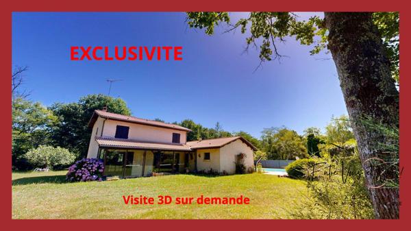 Propriété familiale avec piscine sur 3000m2 à Bazas