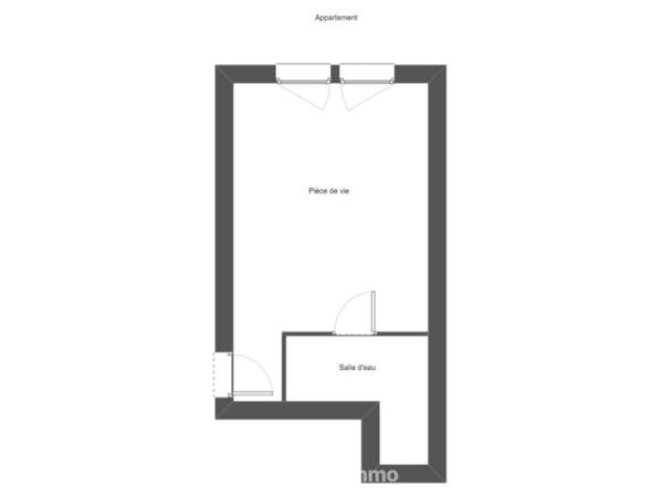 Appartement 17 m² à Angers 49100