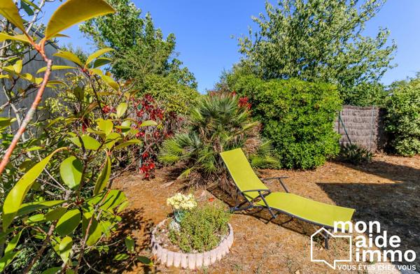 Maison de plain pied 3 chambres, grand jardin