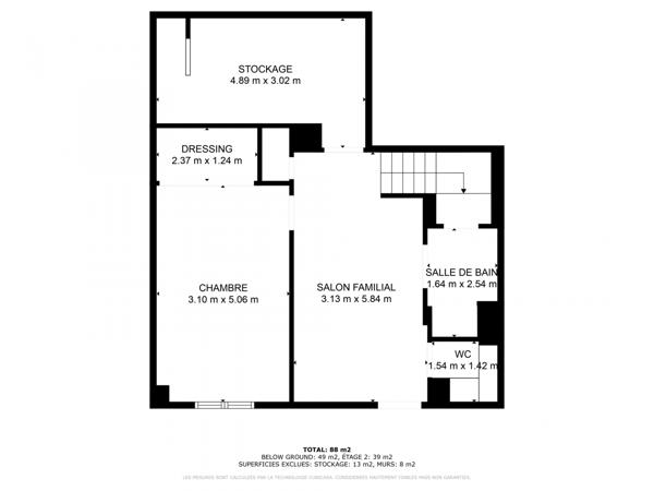 Maison à vendre 3 pièces 74 m² Mérinchal