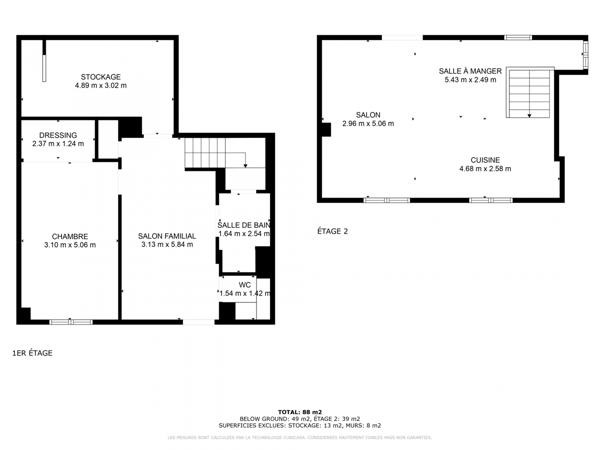 Maison à vendre 3 pièces 74 m² Mérinchal