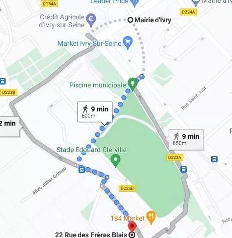 Location Appartement 3 pièces 63 m2 à Ivry-sur-Seine