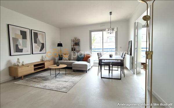 Vente Appartement64,94 m² - 3 Pièces - LORIENT (56100)