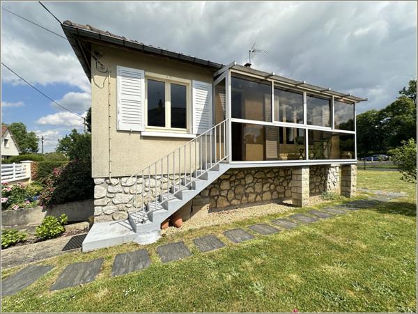 La Loupe(28) Maison à vendre: 65m², 3 chambres, sous-sol total, terrain - 495 m²