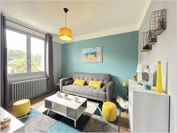 La Loupe(28) Maison à vendre: 65m², 3 chambres, sous-sol total, terrain - 495 m²