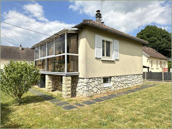 La Loupe(28) Maison à vendre: 65m², 3 chambres, sous-sol total, terrain - 495 m²
