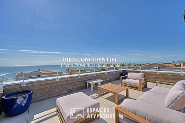 Duplex inversé d’exception et rooftop à 360° sur la mer et les étangs