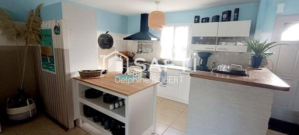 Maison plain-pied, 3 chambres, véranda, piscine