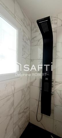 Maison plain-pied, 3 chambres, véranda, piscine