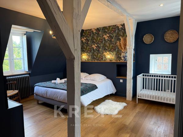 Manoir du XVe et dépendances restaurés Piscine Etang 1.9ha