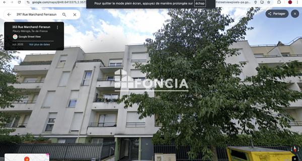 À vendre Studio 25.03 m² - Fleury-mérogis 91700