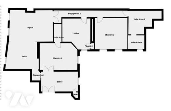 PARIS (75010) - QUARTIER REPUBLIQUE - 5 PIECES TRAVERSANT. 123 m²