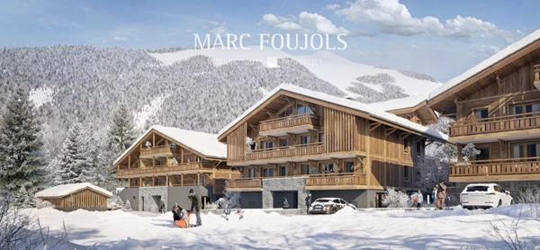 Montriond- appartement neuf vue montagne 3 chambres avec terrasse et parking