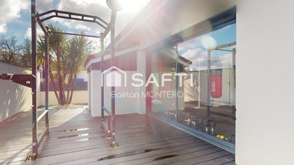 Une maison contemporaine d’exception à Cestas, pensée pour conjuguer élégance, confort et art de vivre.