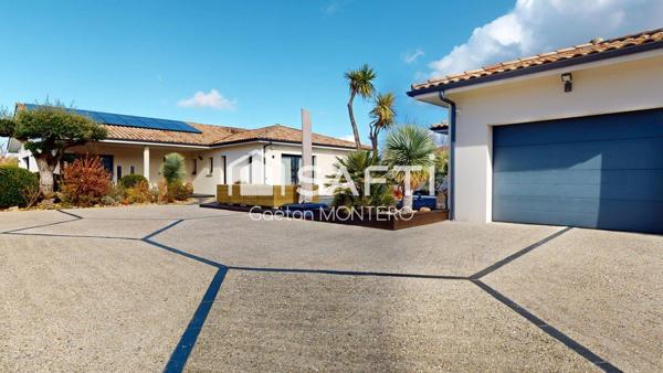 Une maison contemporaine d’exception à Cestas, pensée pour conjuguer élégance, confort et art de vivre.