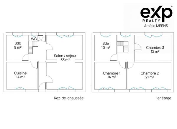 Maison de ville 129 m²