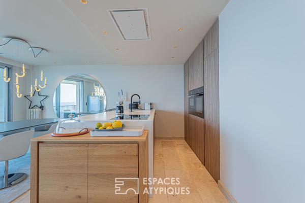 Appartement de prestige vue mer avec studio indépendant à Cannes