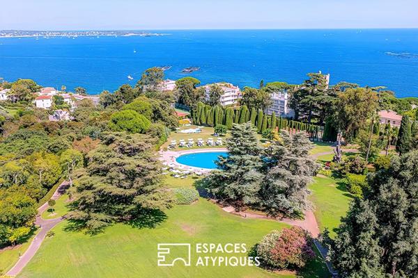 Appartement de prestige vue mer avec studio indépendant à Cannes