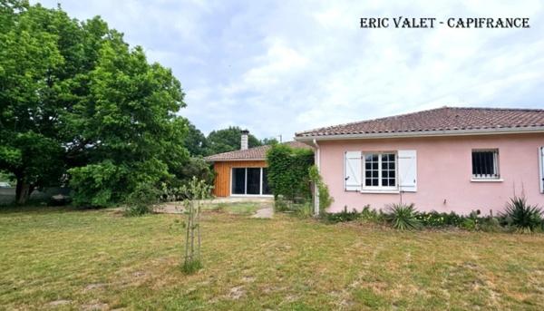 VASTE MAISON PROCHE DE MIMIZAN - 7 PIECES PRINCIPALES - PLAIN-PIED - VASTE TERRAIN PLAT