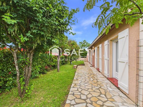Maison de plain-pied, fonctionnelle et idéalement située à Villeneuve Tolosane