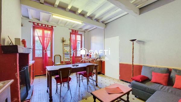 Maison à rénover avec jardin et dépendance