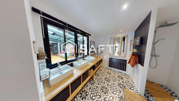 Plain-pied 4 chambres avec piscine et garage