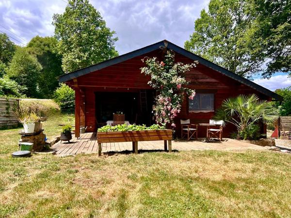 Maison en bois 85m2, 3 chambres, 25 min de Vannes