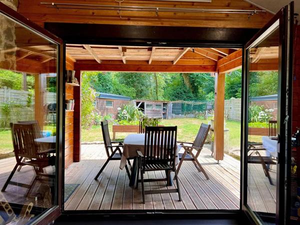 Maison en bois 85m2, 3 chambres, 25 min de Vannes