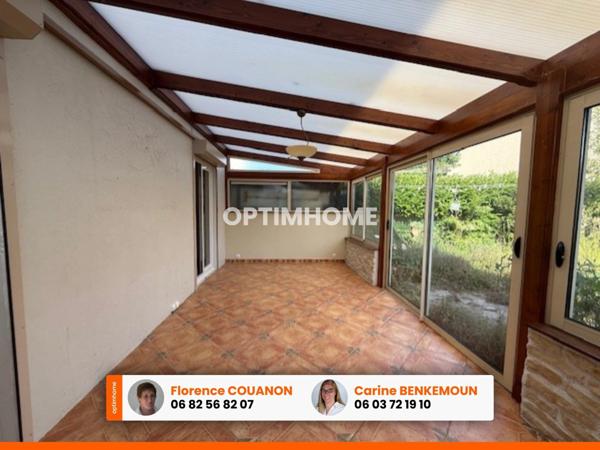 Maison avec verandas, 4 chambres à vendre dans un joli coin de LISSES 91
