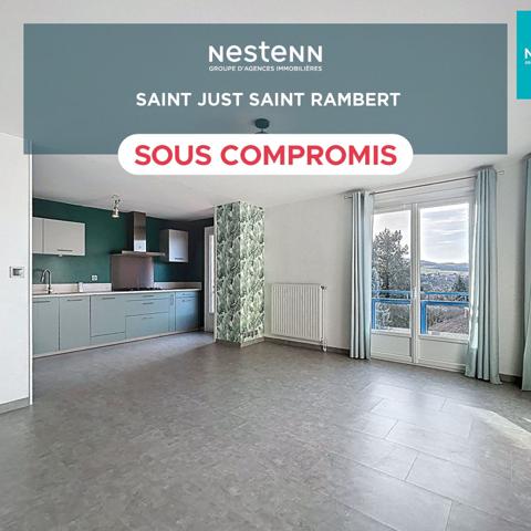 Appartement 4 pièces avec ascenseur - Saint-Just-Saint-Rambert