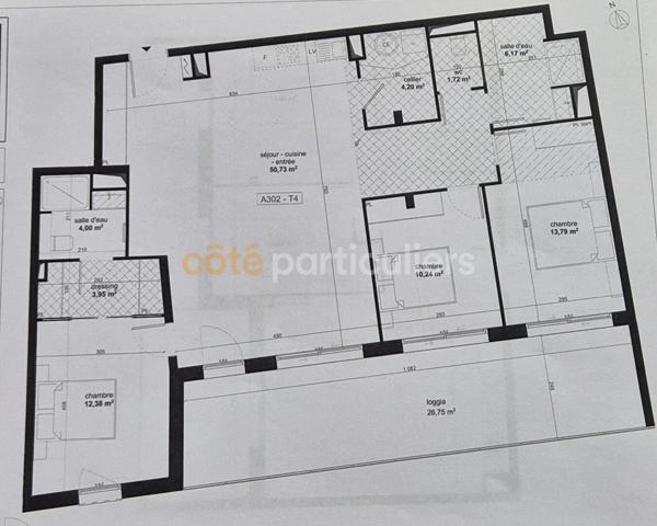 Vente
                Appartement107,18 m² - 4 Pièces -
                    NARBONNE (11100)