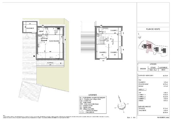 MAISON 3 CHAMBRES PLAIN PIED LA CHAPELLE BASSE MER