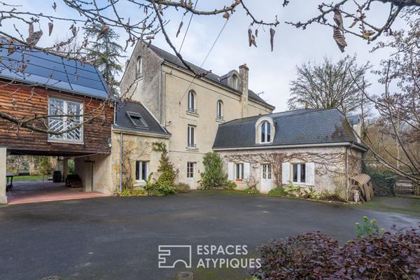 Moulin XVIIIe d’exception au coeur d’un écrin naturel