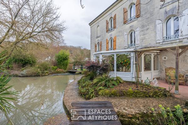 Moulin XVIIIe d’exception au coeur d’un écrin naturel