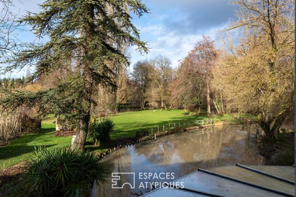 Moulin XVIIIe d’exception au coeur d’un écrin naturel