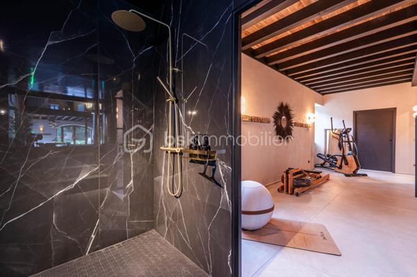 SEVRIER : cette propriété rare située à quelques pas du lac d’Annecy incarne un bien aux prestations hors normes.

Entièrement revisitée par un architecte d’intérieur, elle offre une expérience de vie unique où chaque détail a été pensé pour conjuguer esthétique, confort et bien-être

ATOUTS DU BIEN : Un espace de vie spectaculaire

Dès l’entrée, la propriété dévoile une pièce de réception magistrale de 140 m², sublimée par 7 mètres de hauteur sous plafond.

Au cœur de cet espace, un arbre central majestueux crée une atmosphère unique et apaisante. Cette signature architecturale rare transforme cet espace en véritable lieu de convivialité.

Le vaste salon, agrémenté d’une cheminée design, se prolonge naturellement vers une cuisine américaine ouverte.

De larges baies vitrées baignent l’ensemble de lumière et s’ouvrent sur le jardin paysager et la terrasse.

Un espace bureau parfaitement intégré complète cet espace de vie, idéal pour travailler dans un cadre inspirant.

 Un espace nuit pensé pour le confort:

La partie nuit se compose de trois suites parentales, chacune disposant de son dressing et de sa salle de bains privative.

La suite principale de 46 m², avec son salon privé, offre un véritable cocon d’intimité.

Une quatrième chambre peut être facilement aménagée selon les besoins.

La propriété se distingue par des équipements particulièrement recherchés :

Piscine intérieure chauffée, permettant de profiter de la baignade toute l’année
Salle de fitness
Spa extérieur en bois
Terrain de pétanque
Jardin paysager sur environ 1330 m²
Garage et stationnements privatifs

Située à quelques minutes à pied du centre de Sévrier, du lac d’Annecy et de sa  piste cyclable, la propriété bénéficie d’un emplacement recherché offrant un cadre de vie exceptionnel.

Genève et son aéroport international sont accessibles en moins d’une heure, facilitant l’accès pour une clientèle internationale.

Dossier complet sur demande.

Contactez Séverine TOSI pour plus d’informations ou pour organiser une visite privée.