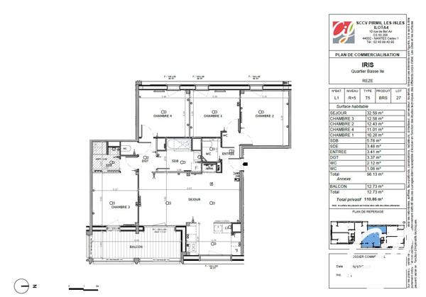 Appartement T5 et plus