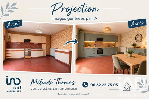 Maison à vendre 3 pièces 60 m² Digoin