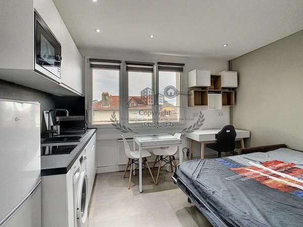 Superbe Studio 18.10 m² entièrement meublé et équipé Lyon 3e, Accès Universités, tram T3 et métro D