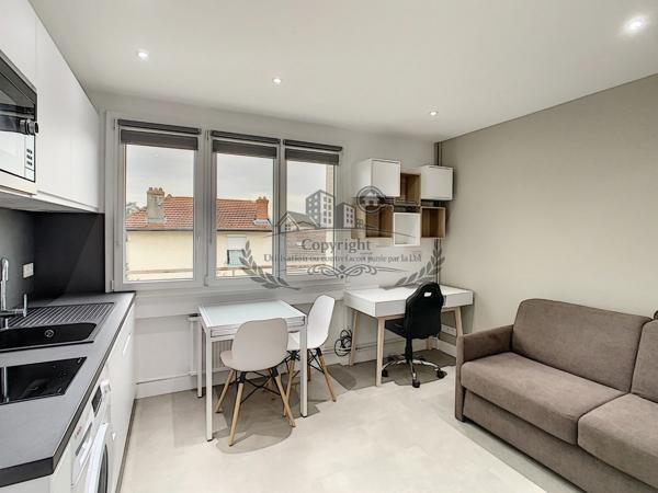 Superbe Studio 18.10 m² entièrement meublé et équipé Lyon 3e, Accès Universités, tram T3 et métro D